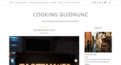 Desktop Screenshot of cookingquidnunc.com