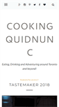 Mobile Screenshot of cookingquidnunc.com